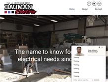 Tablet Screenshot of daumanelectric.net